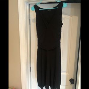 Like new black BCBG uneven hem dress